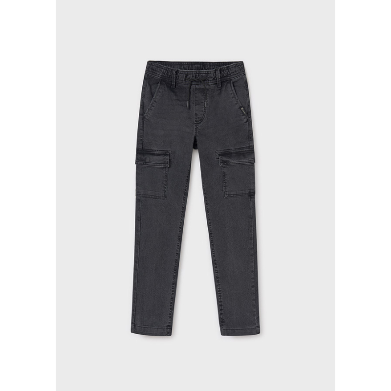 Παντελονι denim jogger cargo