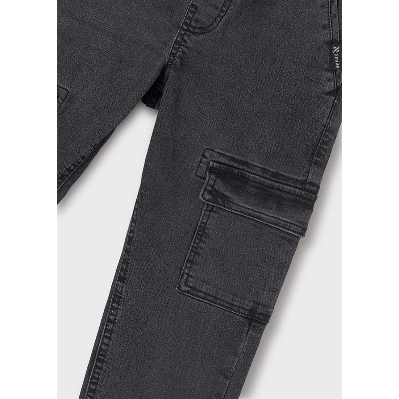 Παντελονι denim jogger cargo