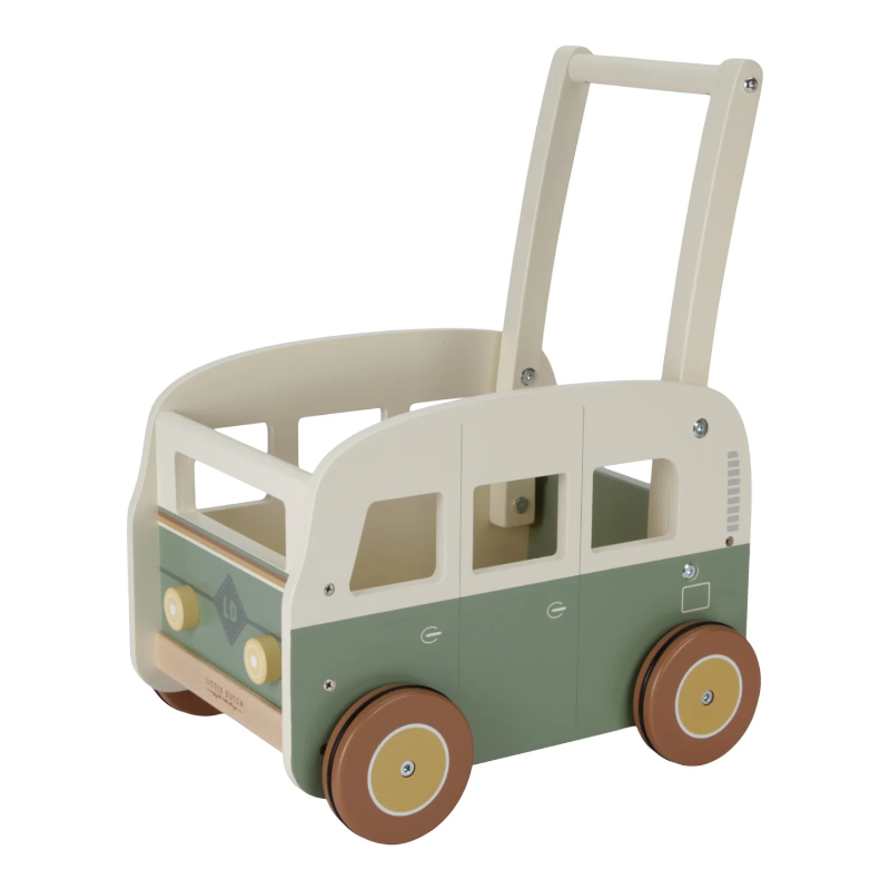 Ξύλινο Καρότσι-περπατήστρα Vintage Wagon  Litte Dutch